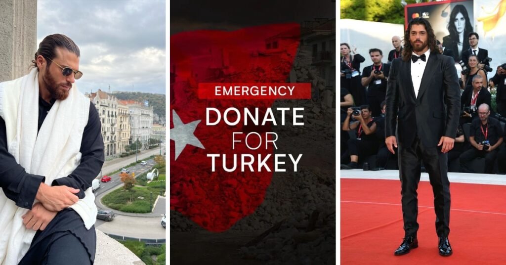 Can Yaman Leads Aid Efforts for Earthquake Victims in Turkey