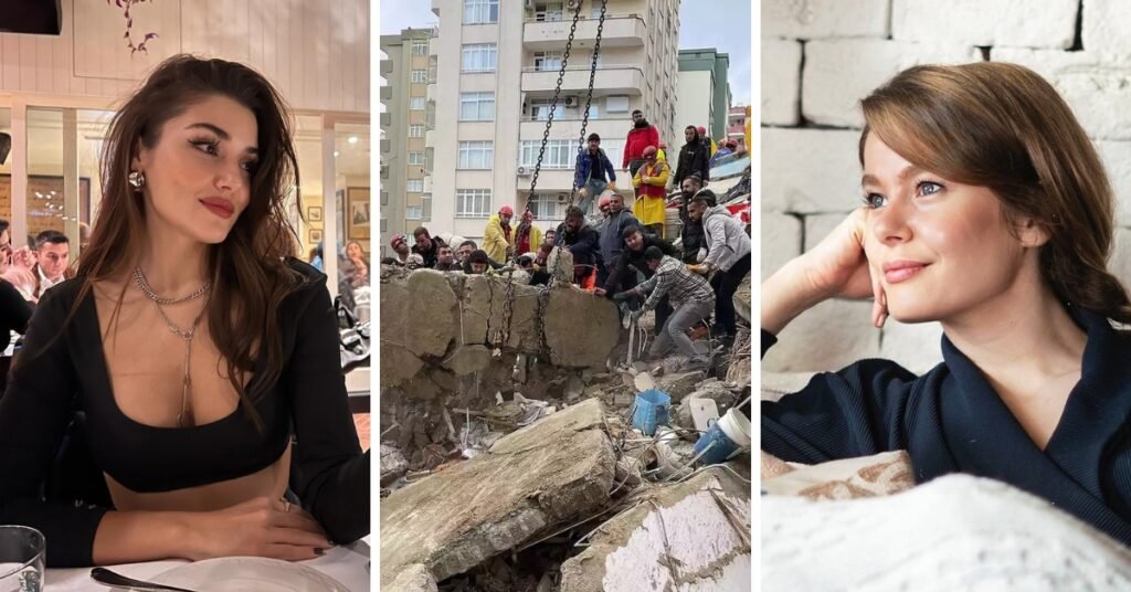 Burcu Biricik and Hande Erçel Join Efforts to Help Earthquake Victims in Turkey