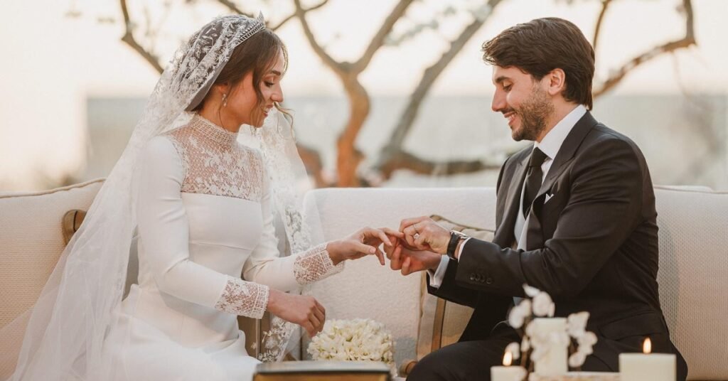 Princess Iman of Jordan and Jameel Alexander Thermiotis Wedding Images